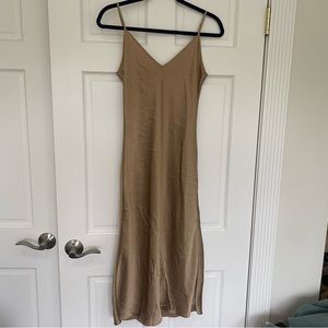 Wilfred midi slip bias dress